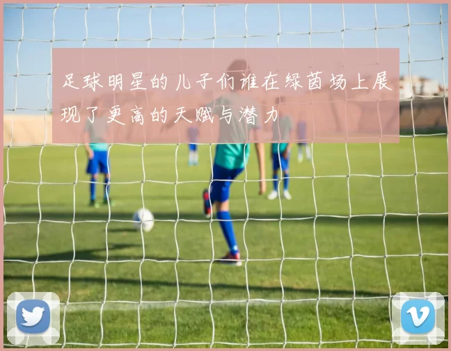 足球明星的儿子们谁在绿茵场上展现了更高的天赋与潜力