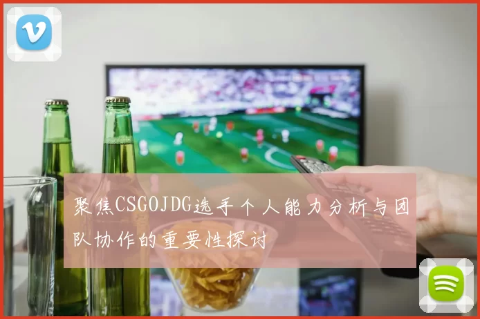 聚焦CSGOJDG选手个人能力分析与团队协作的重要性探讨
