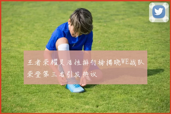 王者荣耀灵活性排行榜揭晓WE战队荣登第三名引发热议